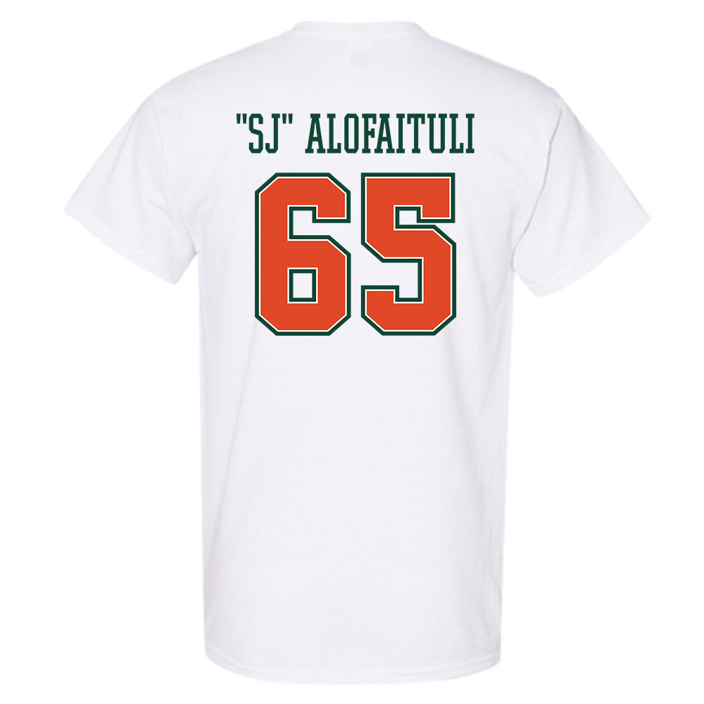 Miami - NCAA Football : Seuseu "SJ" Alofaituli - T-Shirt-1