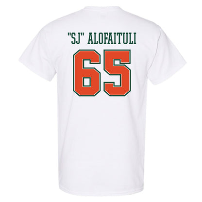 Miami - NCAA Football : Seuseu "SJ" Alofaituli - T-Shirt-1