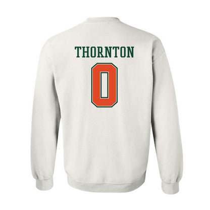 Miami - NCAA Football : Omar Thornton - Crewneck Sweatshirt-1