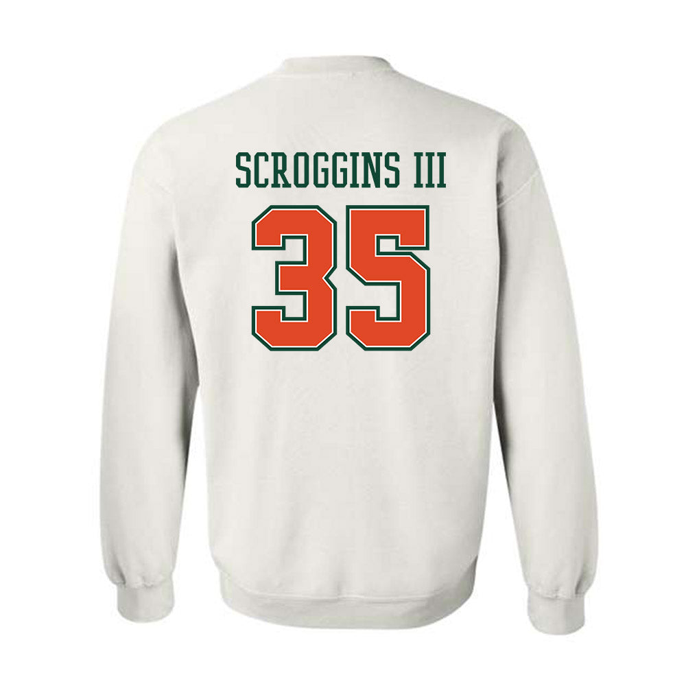 Miami - NCAA Football : Herbert Scroggins III - Crewneck Sweatshirt-1