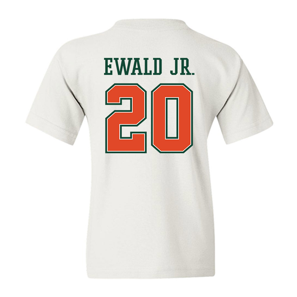 Miami - NCAA Football : Chris Ewald Jr. - Youth T-Shirt-1