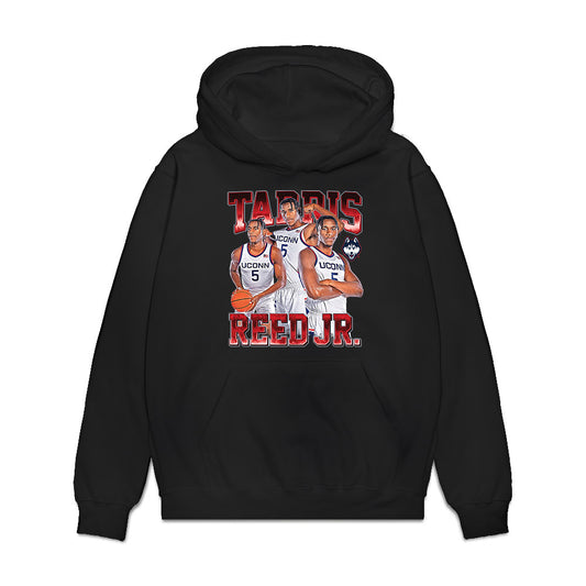UConn - NCAA Men's Basketball : Tarris Reed - Collage Premium Hooded Sweatshirt-0