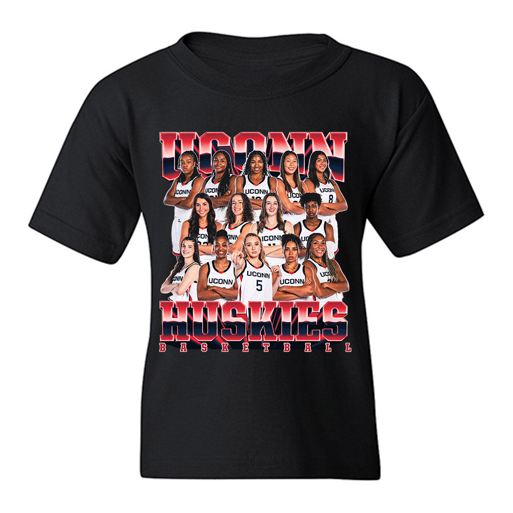 UConn - NCAA Women's Basketball : - Team Collage Youth T-Shirt-0