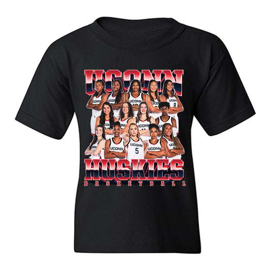 UConn - NCAA Women's Basketball : - Team Collage Youth T-Shirt-0