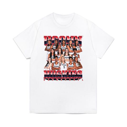UConn - NCAA Women's Basketball : - Team Collage Premium T-Shirt-0
