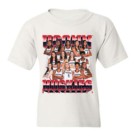 UConn - NCAA Women's Basketball : - Team Collage Youth T-Shirt-0