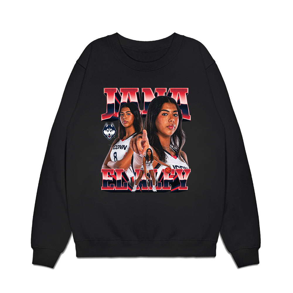 UConn - NCAA Women's Basketball : Jana El Alfy - Premium Crewneck Sweatshirt-0