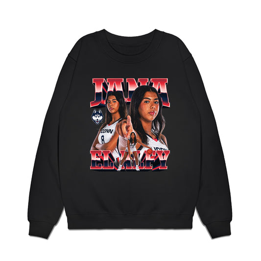 UConn - NCAA Women's Basketball : Jana El Alfy - Premium Crewneck Sweatshirt-0