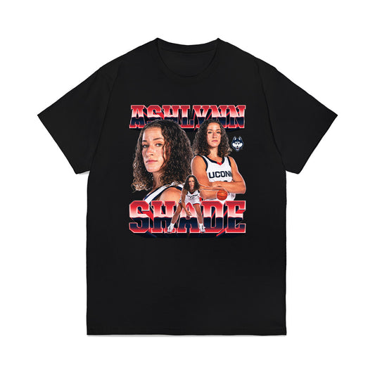 UConn - NCAA Women's Basketball : Ashlynn Shade - Collage Premium T-Shirt-0