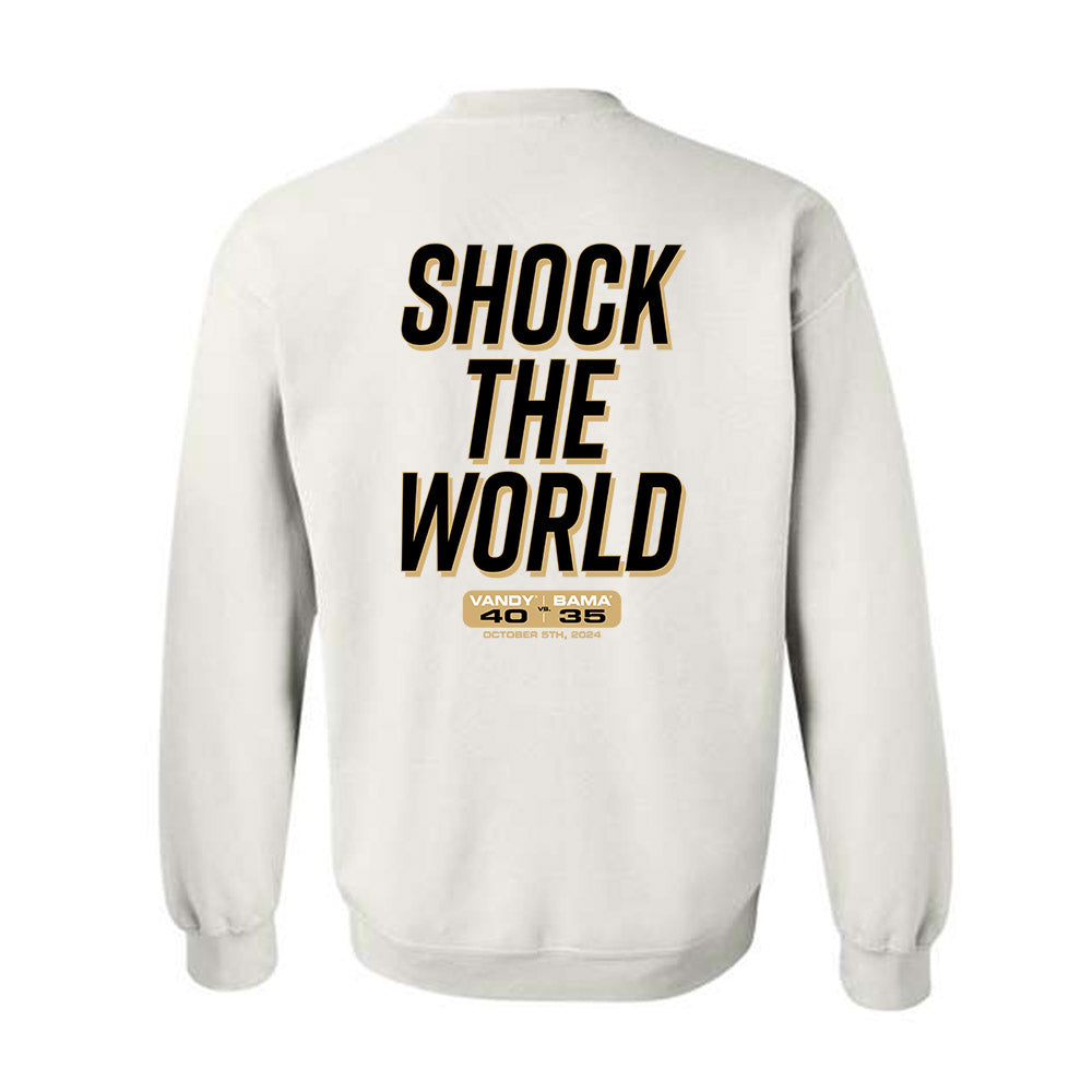 Vanderbilt - NCAA Football : Shock the World - Crewneck Sweatshirt-1