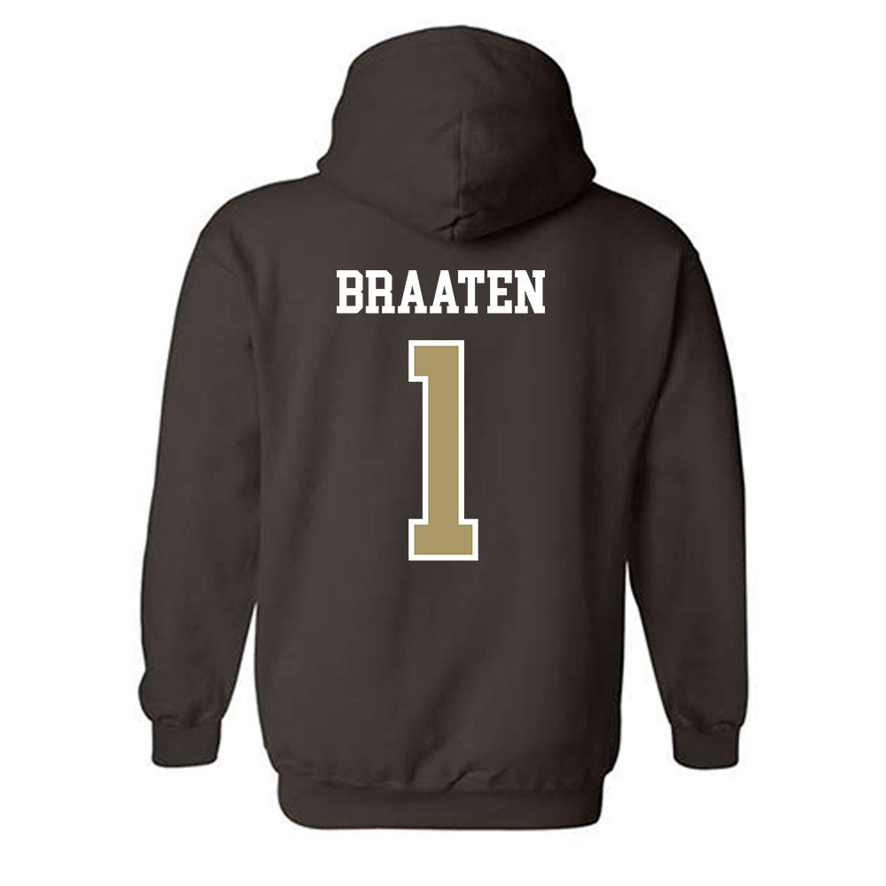 SMSU - NCAA Men's Basketball : Jakob Braaten - Classic Shersey Hooded Sweatshirt-1