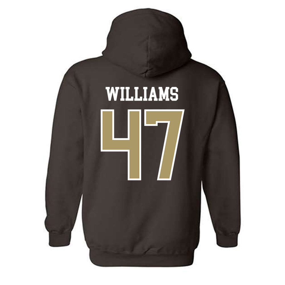 SMSU - NCAA Football : Jacob Williams - Classic Shersey Hooded Sweatshirt-1