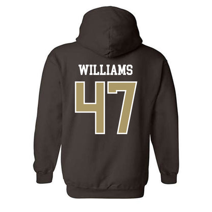 SMSU - NCAA Football : Jacob Williams - Classic Shersey Hooded Sweatshirt-1