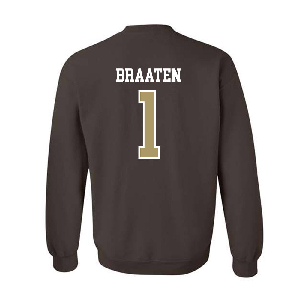 SMSU - NCAA Men's Basketball : Jakob Braaten - Classic Shersey Crewneck Sweatshirt-1