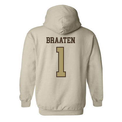 SMSU - NCAA Men's Basketball : Jakob Braaten - Classic Shersey Hooded Sweatshirt-1