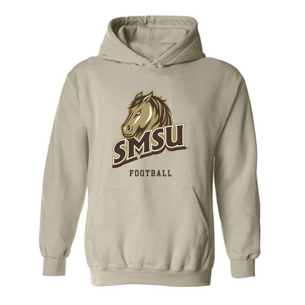 SMSU - NCAA Football : Hunter Hanegraaf - Classic Shersey Hooded Sweatshirt-0