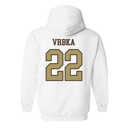 SMSU - NCAA Football : Coy Vrbka - Classic Shersey Hooded Sweatshirt-1
