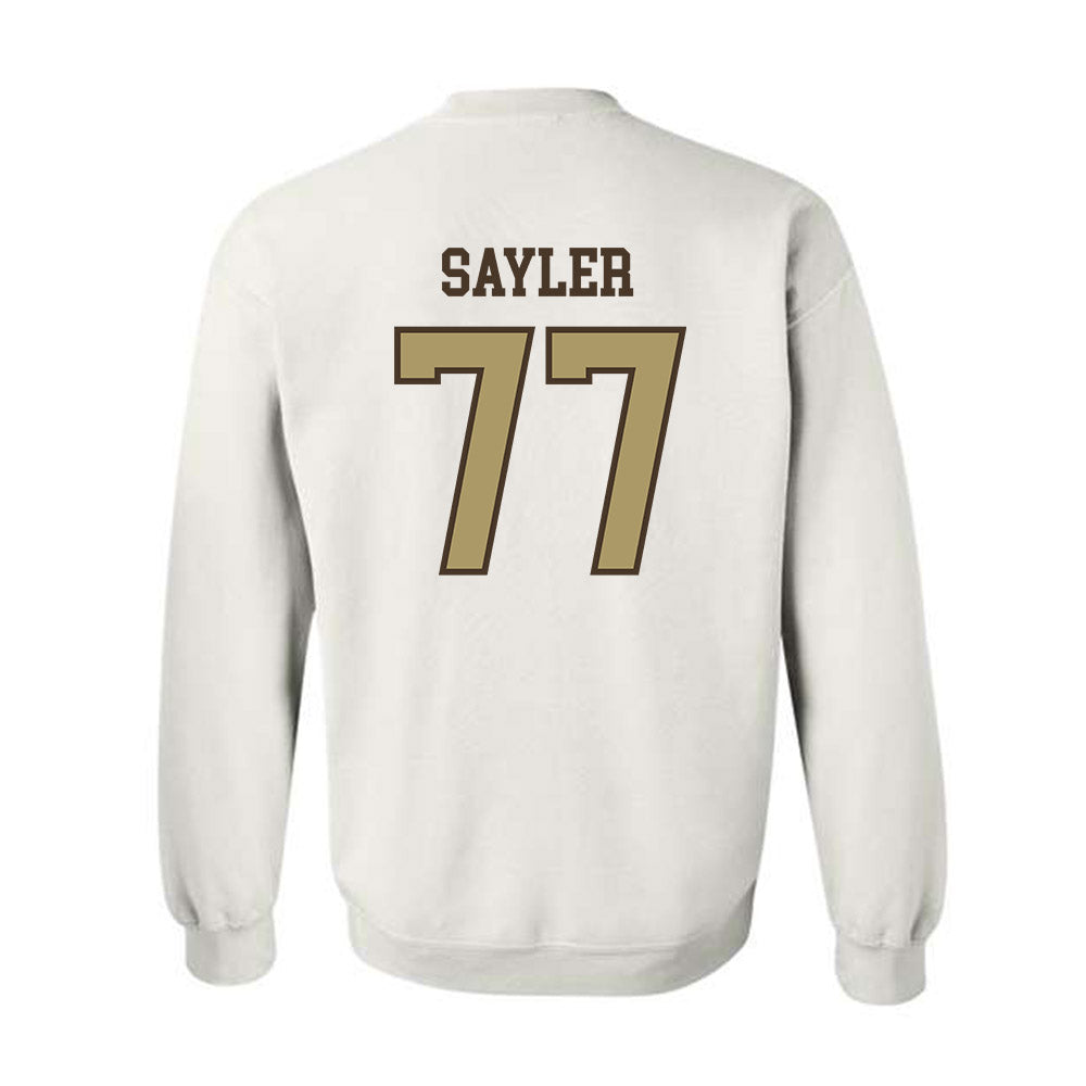 SMSU - NCAA Football : Nathan Sayler - Classic Shersey Crewneck Sweatshirt-1
