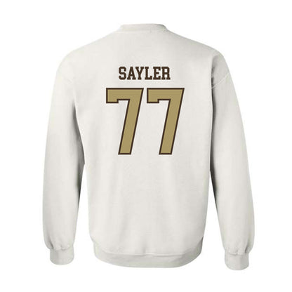 SMSU - NCAA Football : Nathan Sayler - Classic Shersey Crewneck Sweatshirt-1