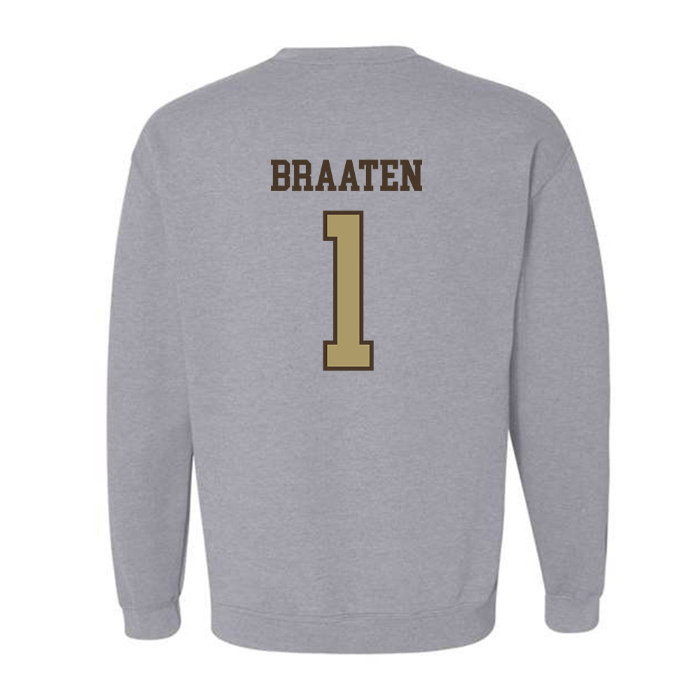 SMSU - NCAA Men's Basketball : Jakob Braaten - Classic Shersey Crewneck Sweatshirt-1