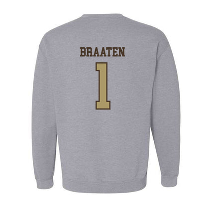 SMSU - NCAA Men's Basketball : Jakob Braaten - Classic Shersey Crewneck Sweatshirt-1
