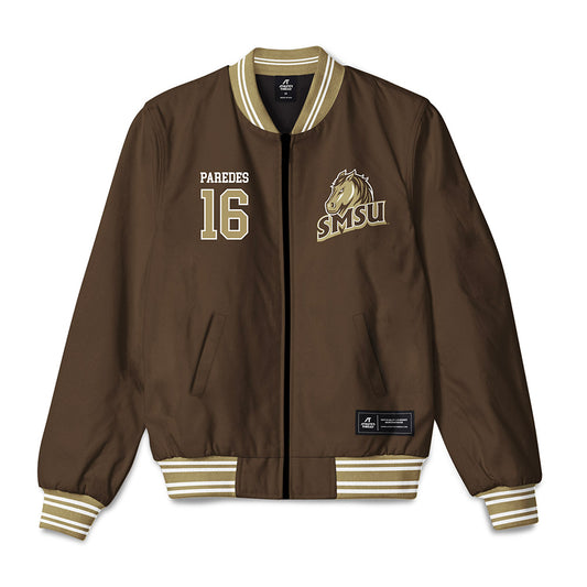 SMSU - NCAA Women's Soccer : Karla Paredes - Bomber Jacket-0