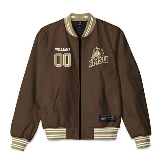 SMSU - NCAA Football : Jacob Williams - Bomber Jacket-0