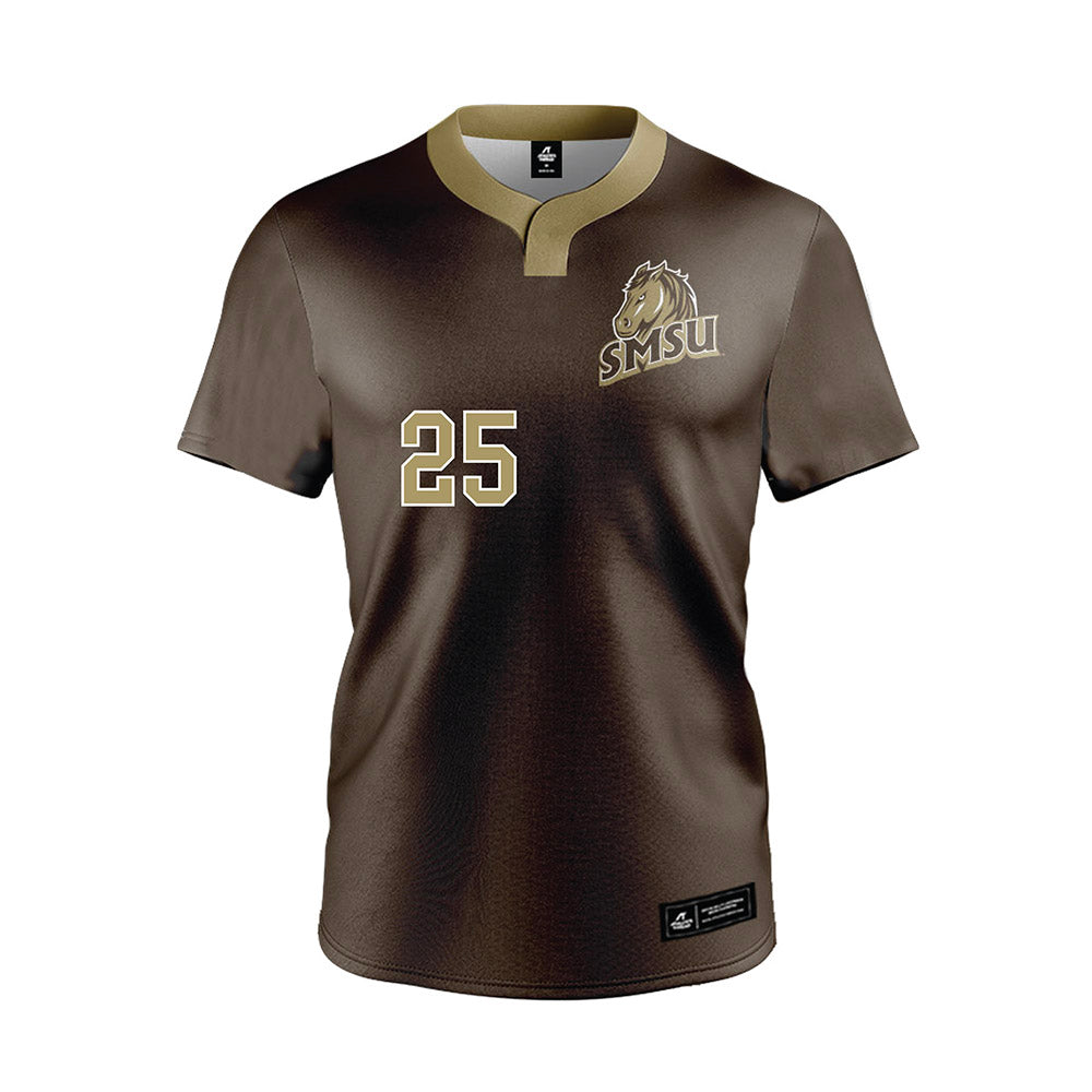 SMSU - NCAA Baseball : Ryan Bell - Brown Jersey-0