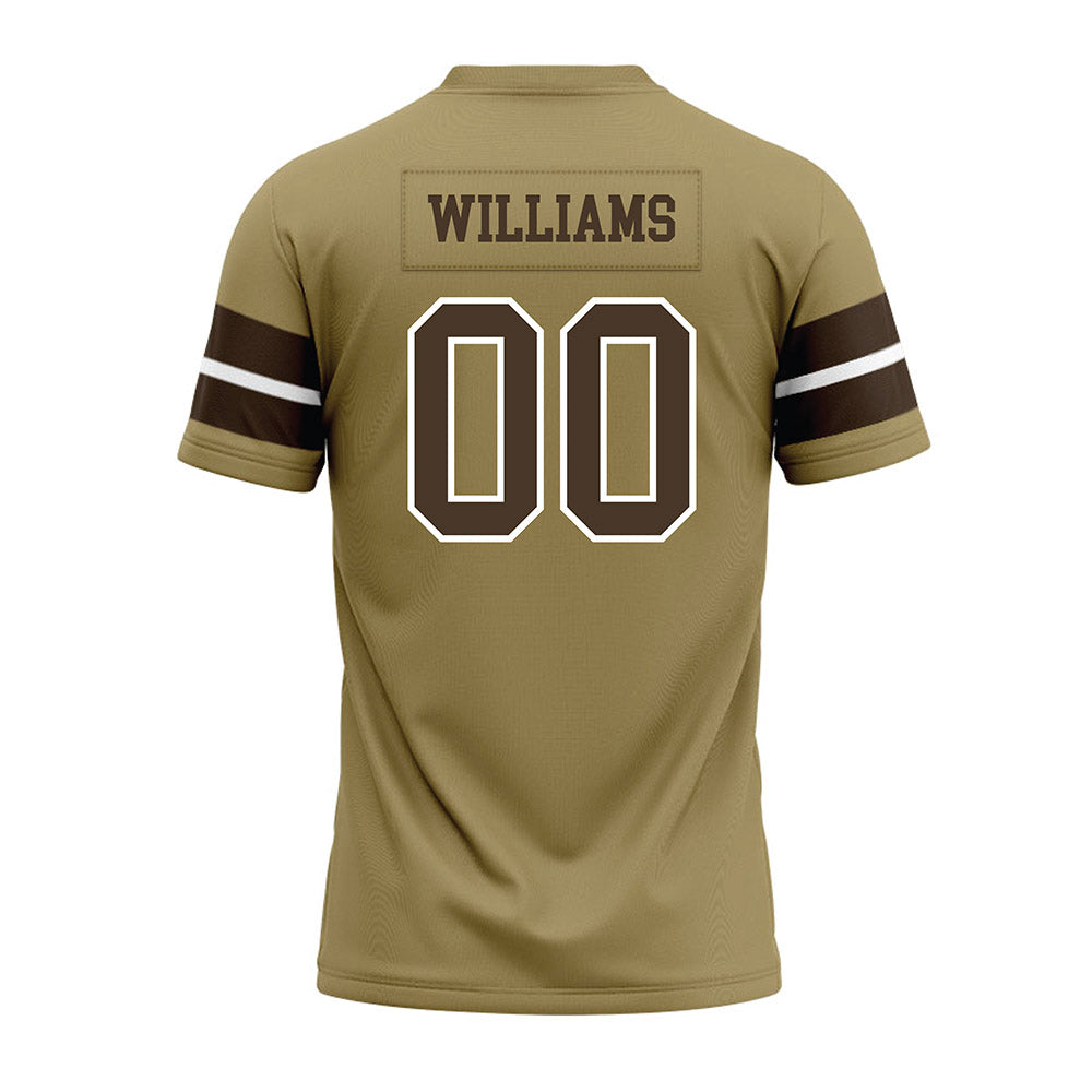 SMSU - NCAA Football : Jacob Williams - Brown Premium Football Jersey-1