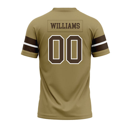 SMSU - NCAA Football : Jacob Williams - Brown Premium Football Jersey-1