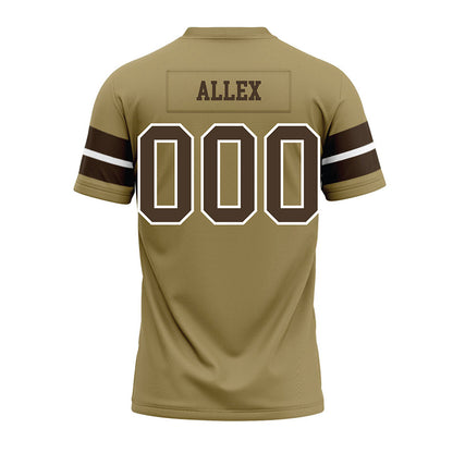 SMSU - NCAA Football : Jacob Allex - Brown Premium Football Jersey-1