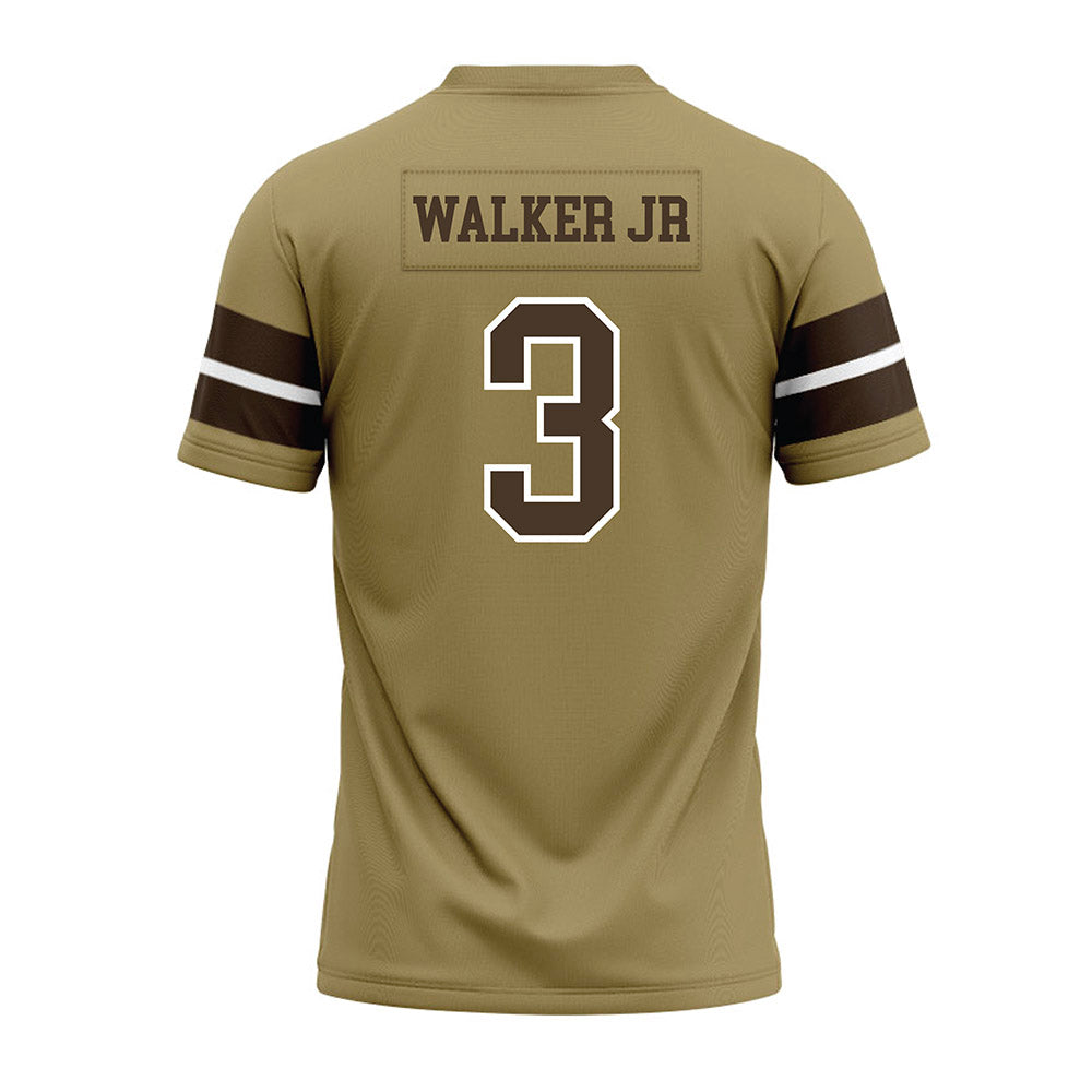SMSU - NCAA Football : Sylvester Walker Jr - Brown Premium Football Jersey-1