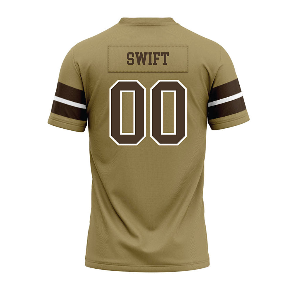 SMSU - NCAA Football : Gunnar Swift - Brown Premium Football Jersey-1