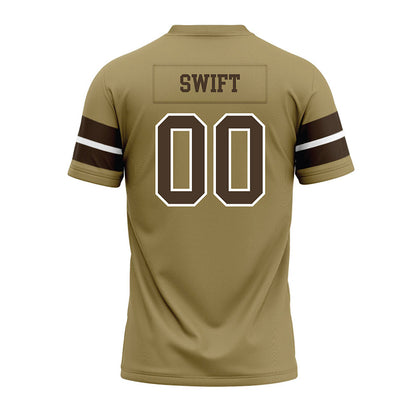 SMSU - NCAA Football : Gunnar Swift - Brown Premium Football Jersey-1