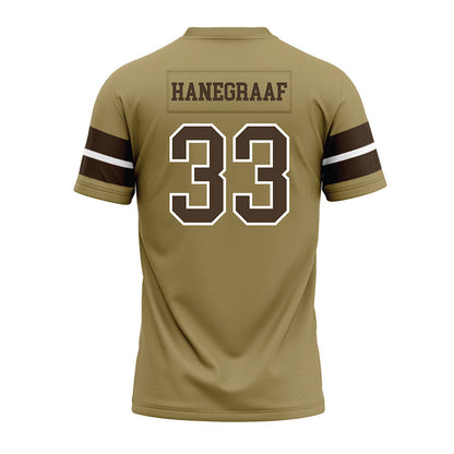 SMSU - NCAA Football : Hunter Hanegraaf - Brown Premium Football Jersey-1