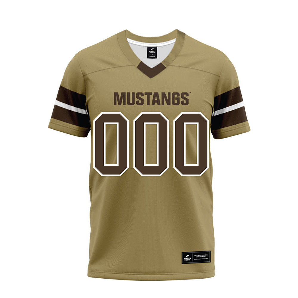 SMSU - NCAA Football : Jacob Allex - Brown Premium Football Jersey-0
