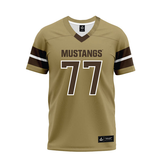 SMSU - NCAA Football : Josh Timm - Brown Premium Football Jersey-0