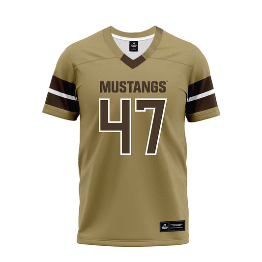SMSU - NCAA Football : Jacob Williams - Brown Premium Football Jersey-0