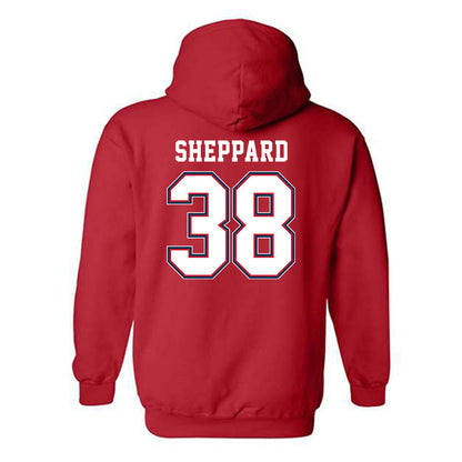 Utah Tech - NCAA Baseball : David Sheppard - Classic Shersey Hooded Sweatshirt-1