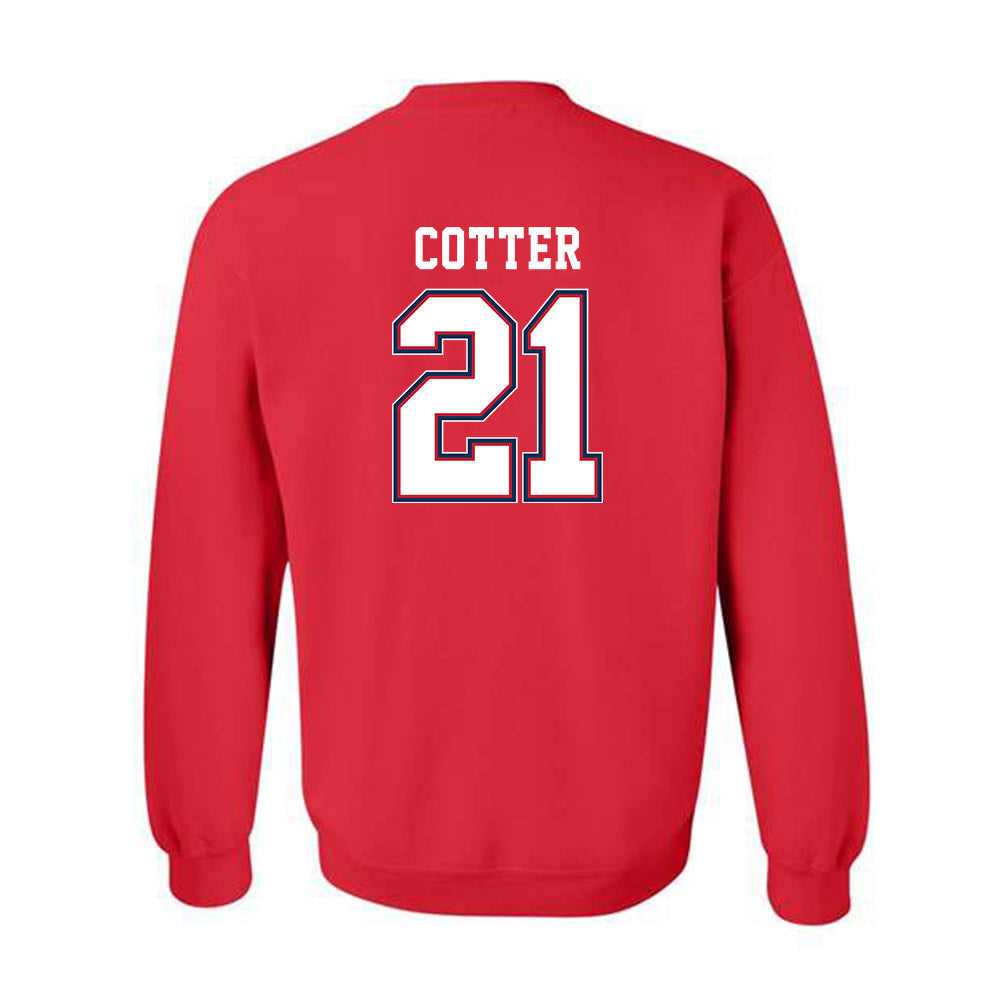 Utah Tech - NCAA Women's Soccer : Ella Cotter - Classic Shersey Crewneck Sweatshirt-1