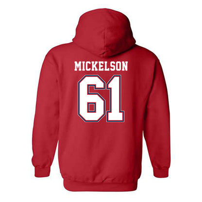Utah Tech - NCAA Football : Connor Mickelson - Classic Shersey Hooded Sweatshirt-1