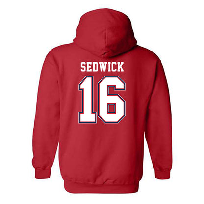 Utah Tech - NCAA Football : Davyn Sedwick - Classic Shersey Hooded Sweatshirt-1