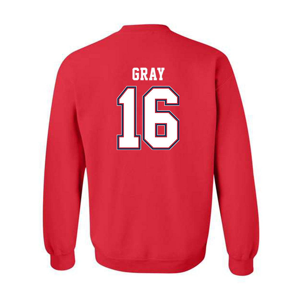 Utah Tech - NCAA Men's Soccer : Caellum Gray - Classic Shersey Crewneck Sweatshirt-1