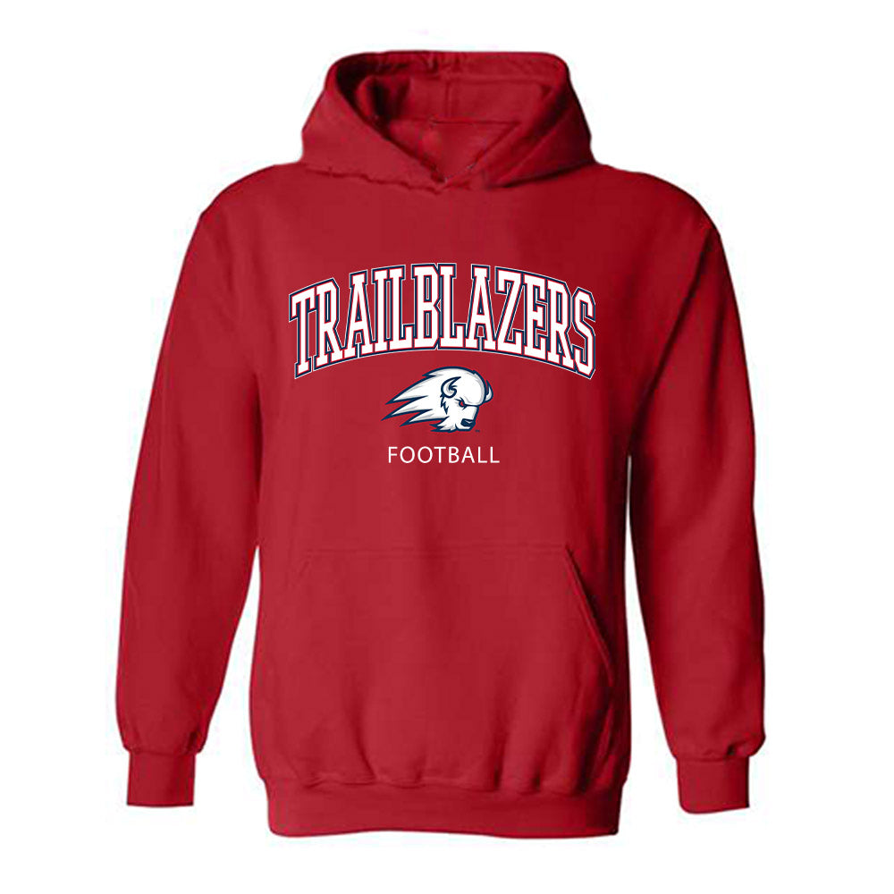Utah Tech - NCAA Football : Justin Houston - Classic Shersey Hooded Sweatshirt-0