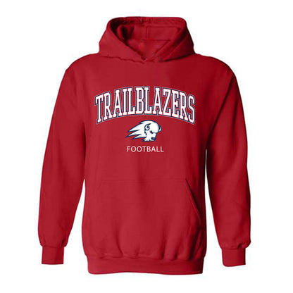 Utah Tech - NCAA Football : Justin Houston - Classic Shersey Hooded Sweatshirt-0