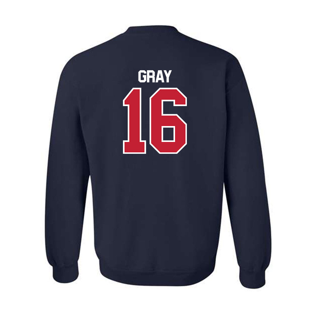 Utah Tech - NCAA Men's Soccer : Caellum Gray - Classic Shersey Crewneck Sweatshirt-1