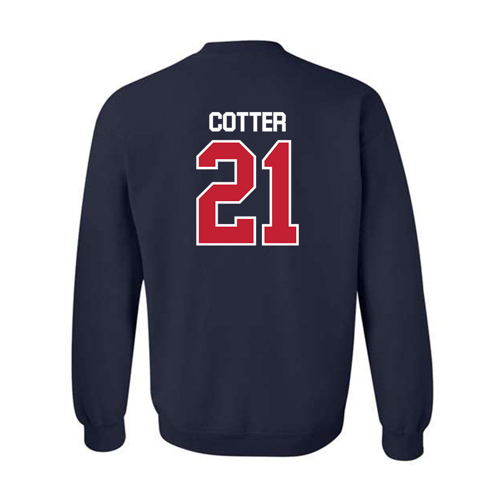 Utah Tech - NCAA Women's Soccer : Ella Cotter - Classic Shersey Crewneck Sweatshirt-1