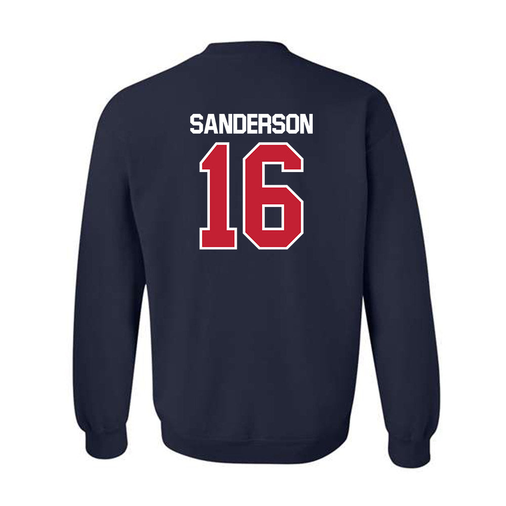 Utah Tech - NCAA Softball : Summer Sanderson - Classic Shersey Crewneck Sweatshirt-1