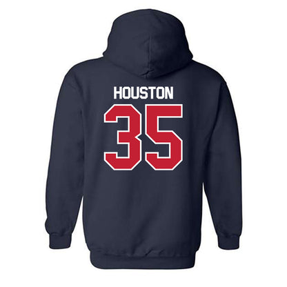 Utah Tech - NCAA Football : Justin Houston - Classic Shersey Hooded Sweatshirt-1