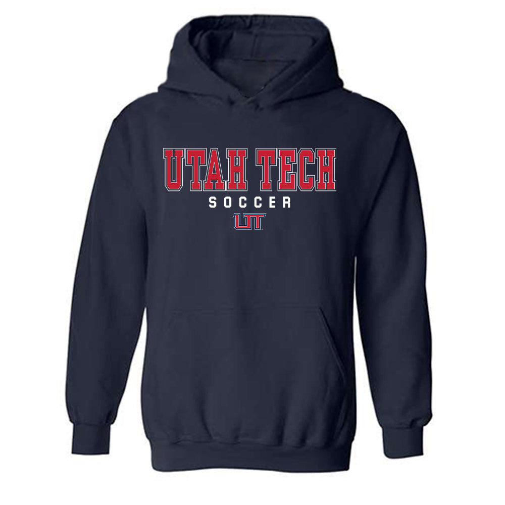 Utah Tech - NCAA Men's Soccer : Caellum Gray - Classic Shersey Hooded Sweatshirt-0